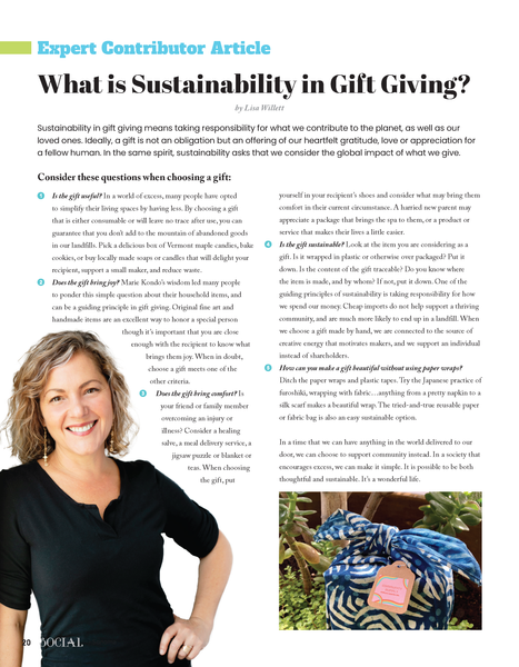 What is Sustainability in Gift Giving?