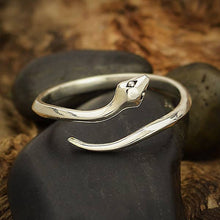 Load image into Gallery viewer, Adjustable Simple Snake Ring: Bronze
