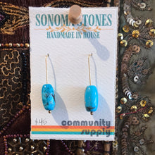 Load image into Gallery viewer, Sonoma Stones Earrings - Vintage Arizona Turquoise
