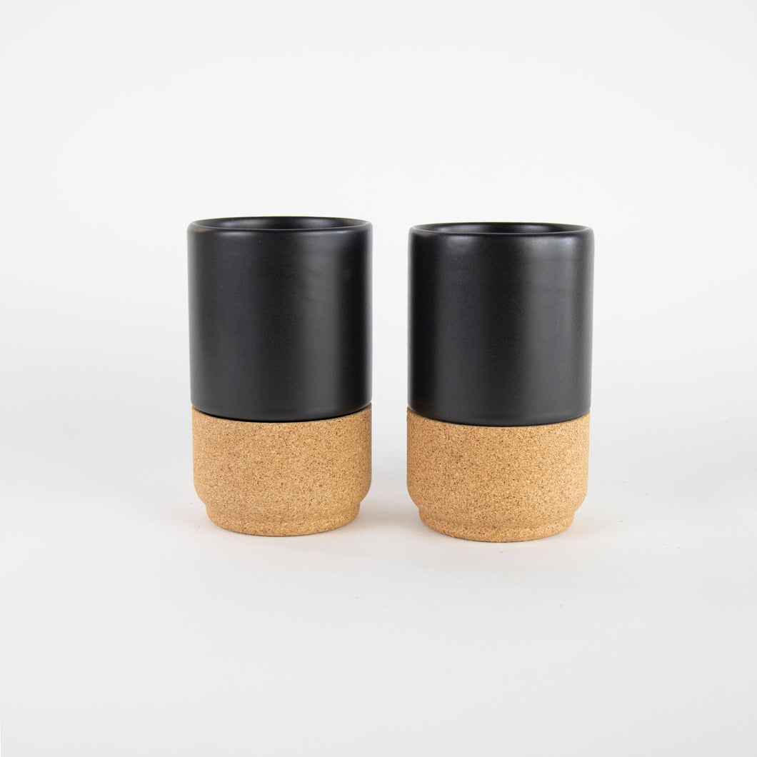 Eco-friendly Mug Gift Set (L) | Matt Black