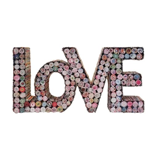 Love Sign - Recycled Paper - Large