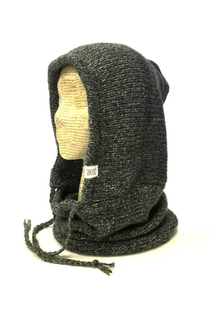 Verse Hooded Cowl-Charcoal