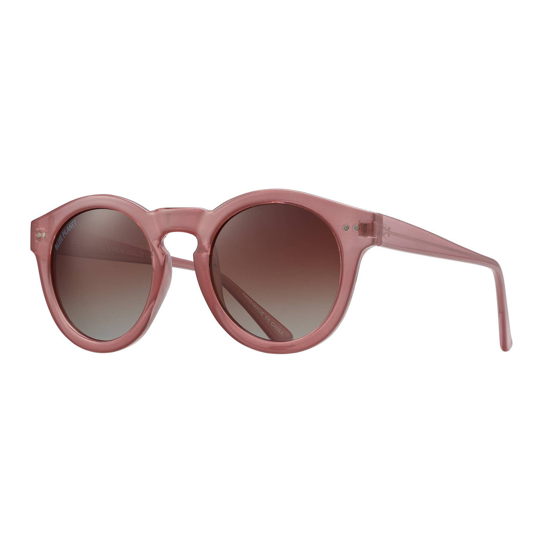 Charley - Rose / Gradient Brown Polarized Lens by Blue Planet Eco-Eyewear