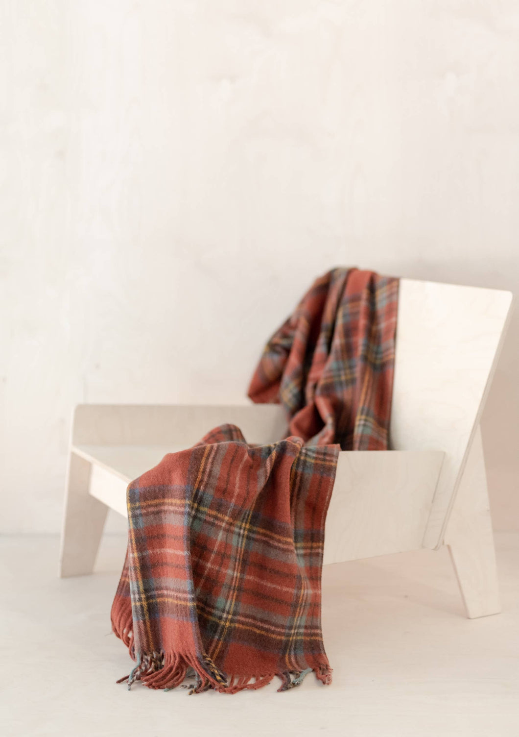 Recycled Wool Knee Blanket - Stewart Royal Antique Tartan