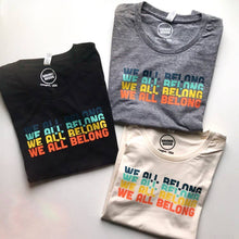 Load image into Gallery viewer, We All Belong Women&#39;s Tee: Grey Tri-blend / Large
