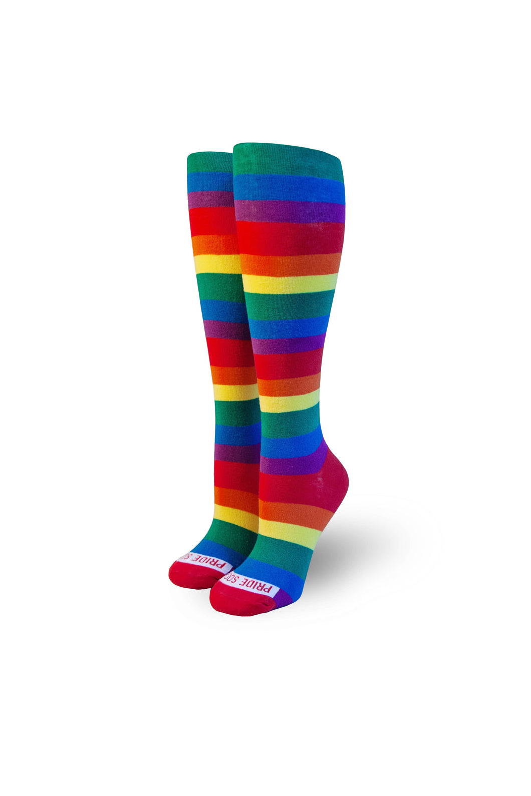 Thigh High Unisex Socks- Rainbow Rising