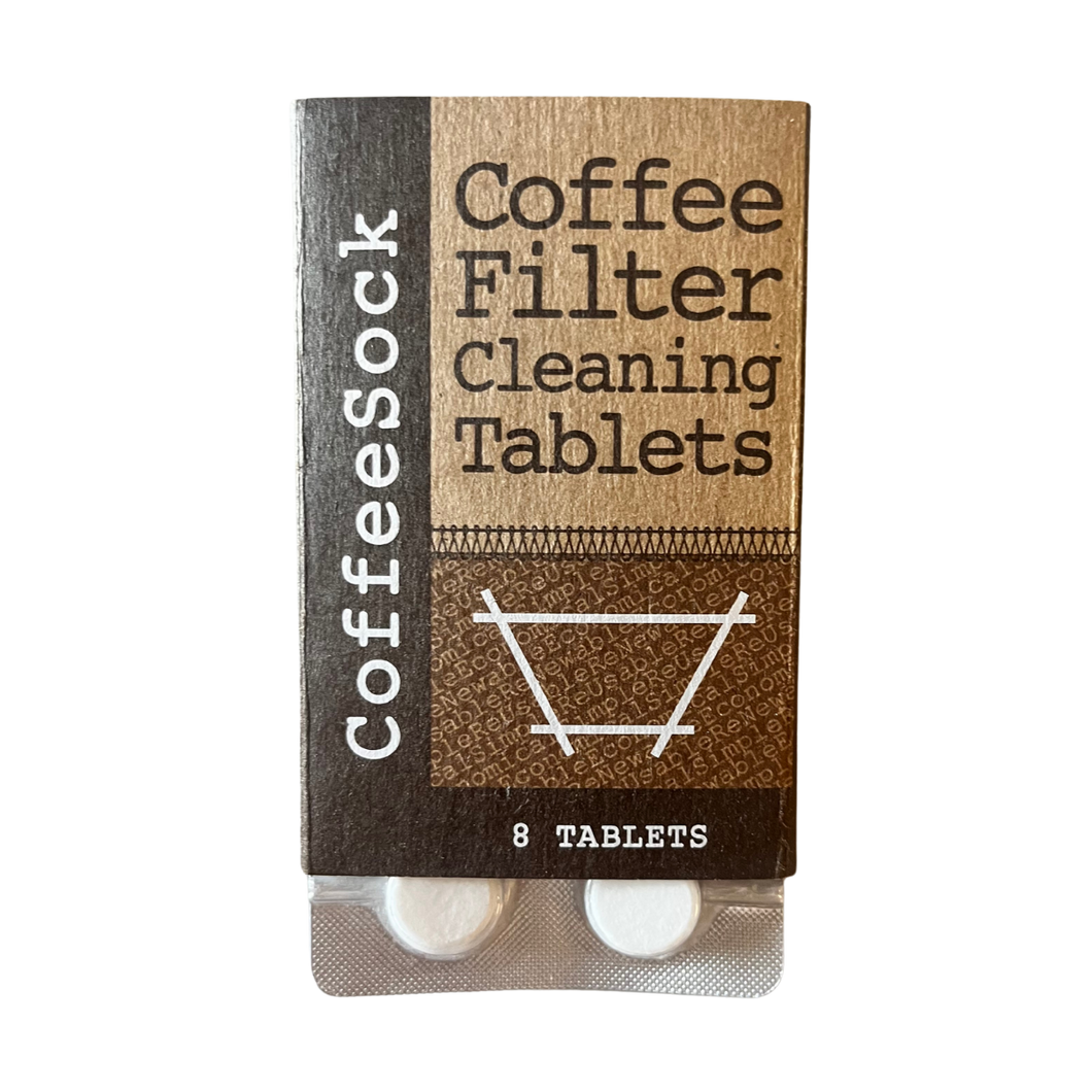 CoffeeSock Coffee Filter Cleaning Tablets