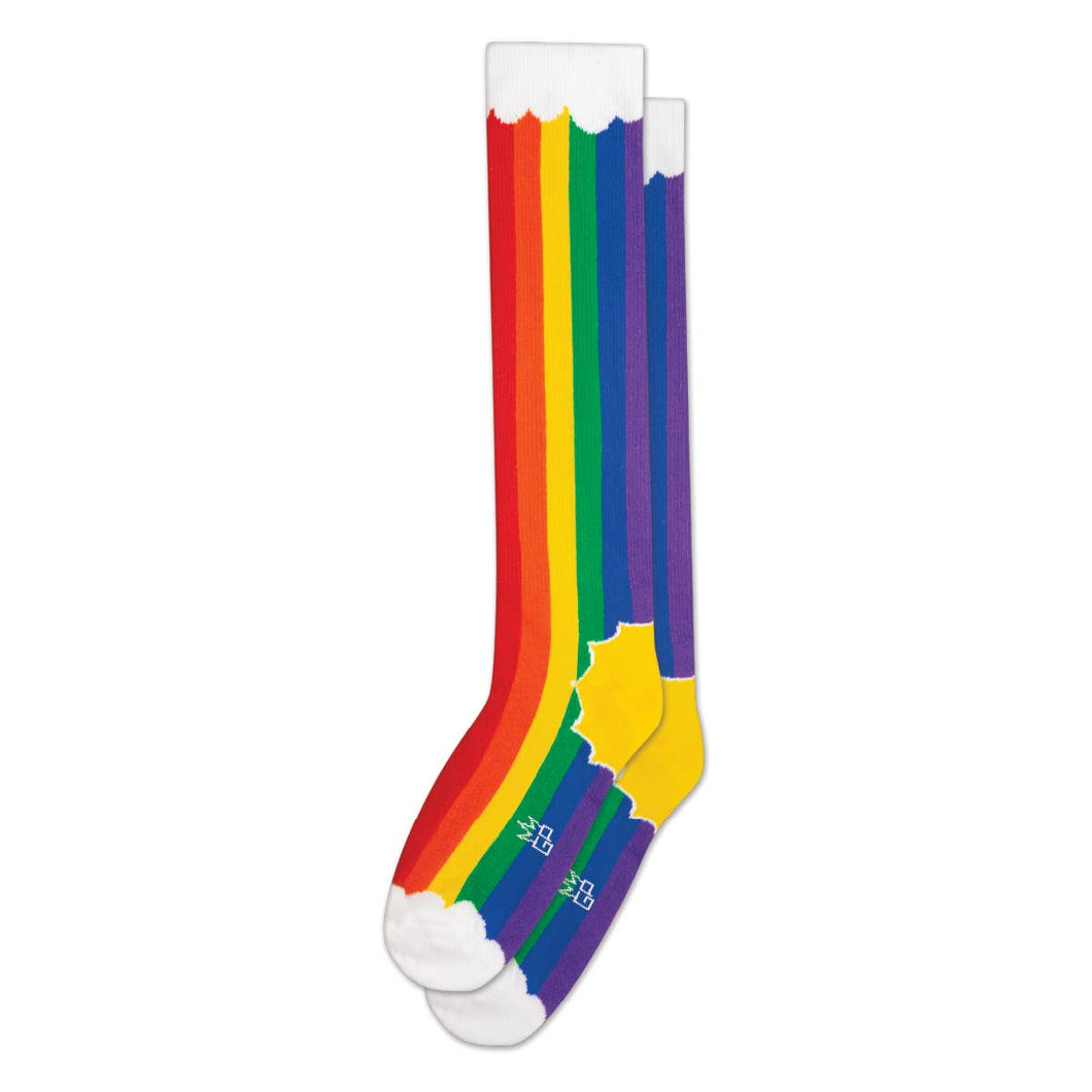 Rainbow Clouds - Knee Socks