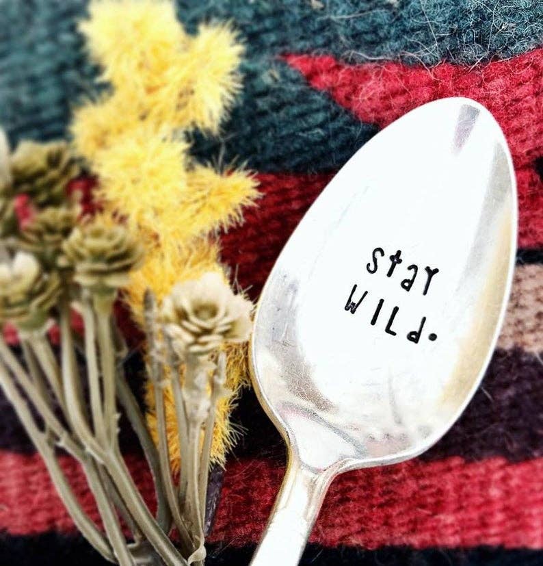 Sweet Thyme Design Stay Wild Spoon