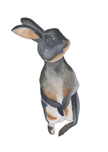 Load image into Gallery viewer, Rabbitanight &quot;Standing Rabbit&quot; Art Print
