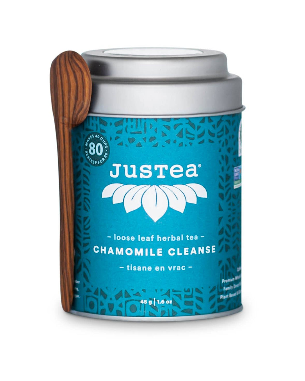JusTea Chamomile Dream (Cleanse) Tin with Spoon