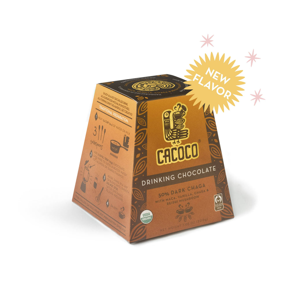 Coracao Chocolate & CACOCO 50% Dark Chaga Cacoco