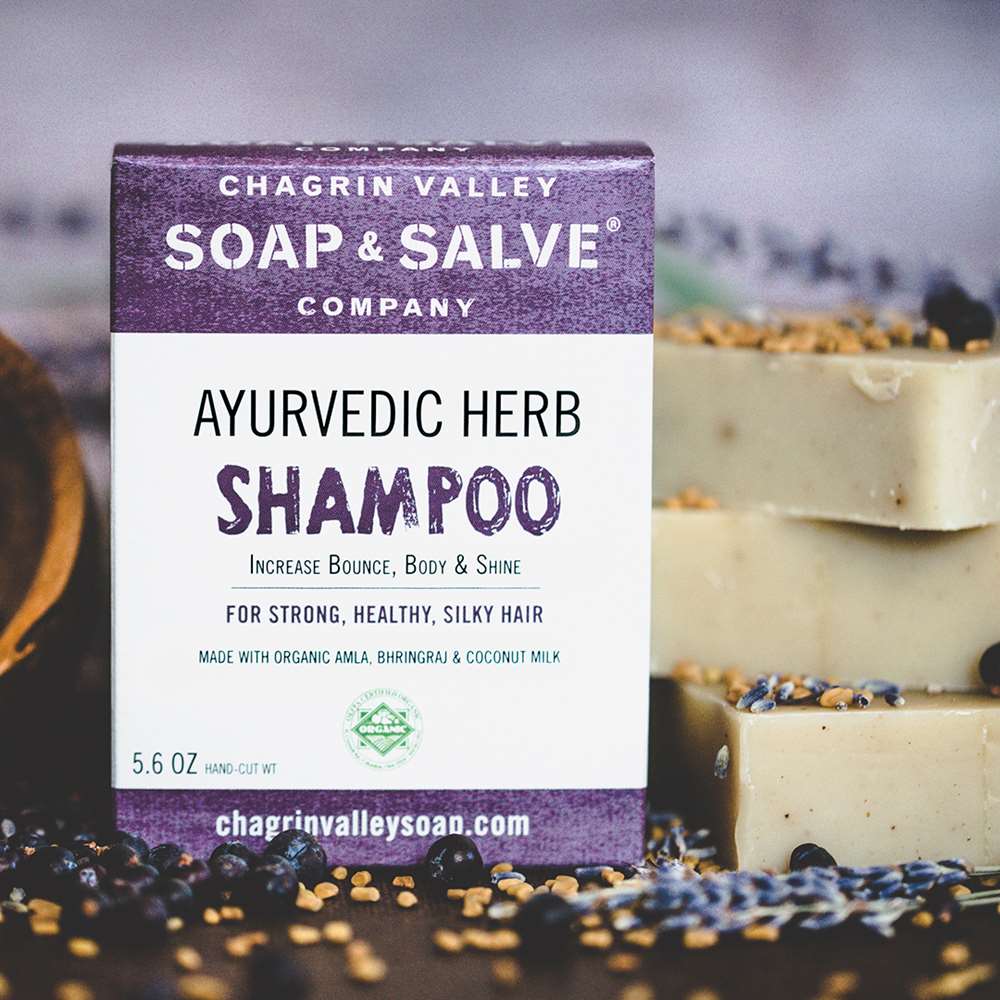 Chagrin Valley Soap & Salve Shampoo Bar: Ayurvedic Herb
