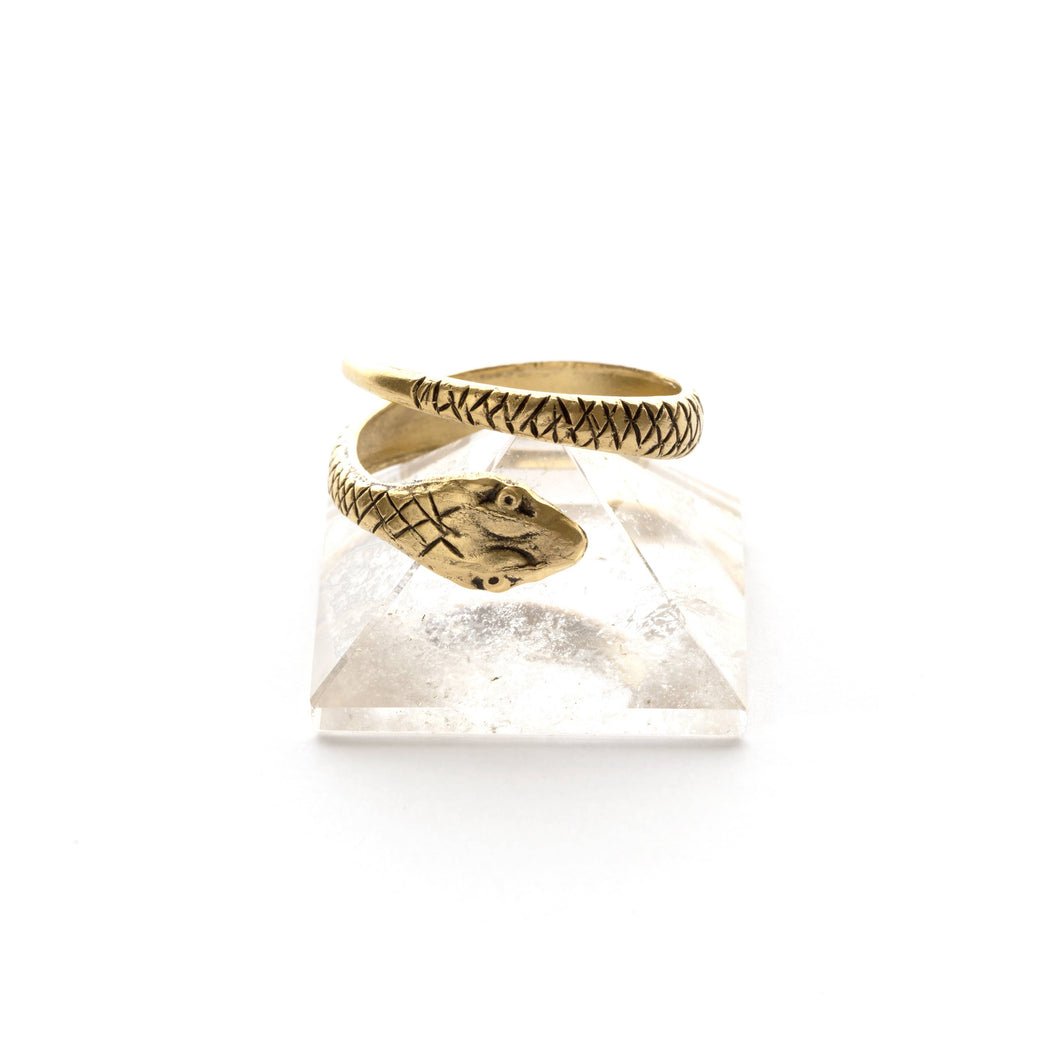 Ophidian Ring- Gold