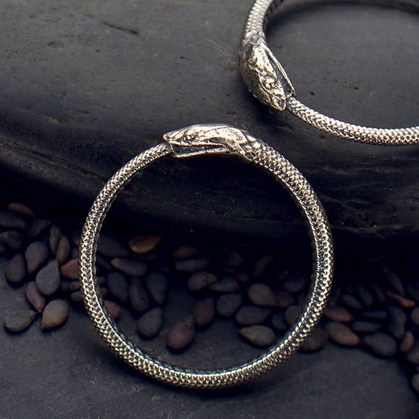 Ouroboros Snake Ring by Nina Designs