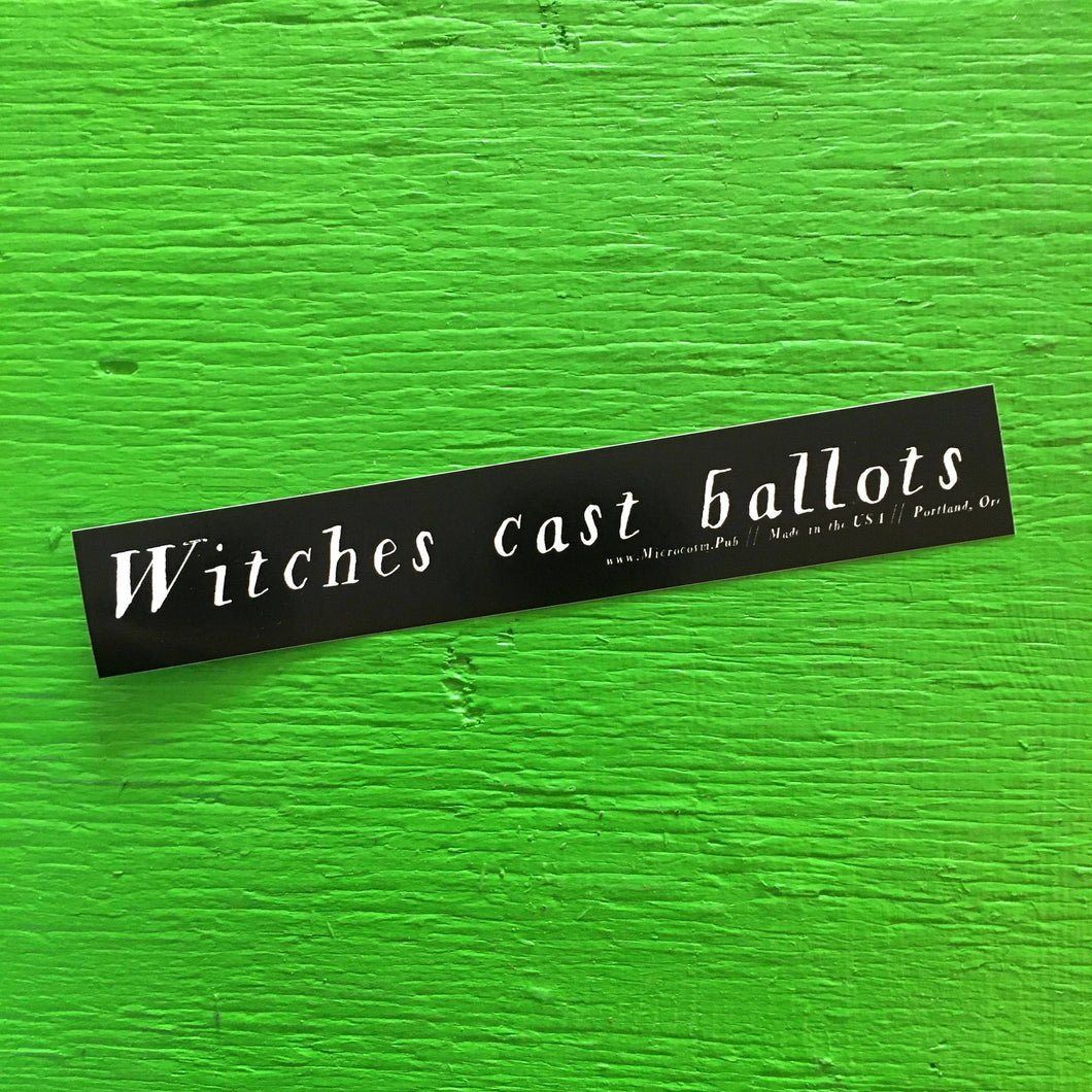 Sticker #420: Witches cast ballots