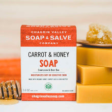 Load image into Gallery viewer, Chagrin Valley Soap &amp; Salve Carrot &amp; Honey Complexion Soap

