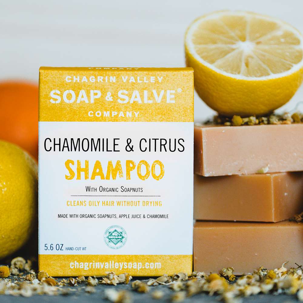 Chagrin Valley Soap & Salve Shampoo Bar: Chamomile & Citrus