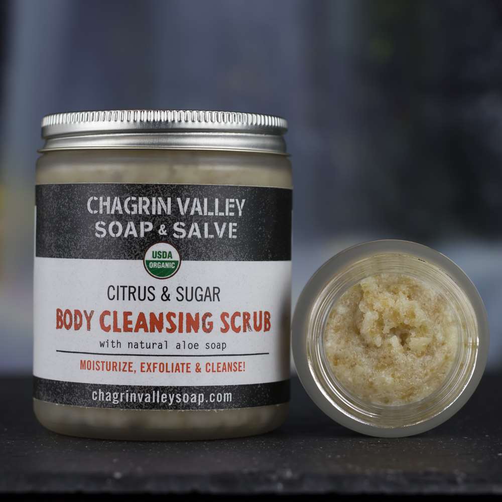 Chagrin Valley Soap & Salve Body Scrub: Citrus & Sugar Cleansing Scrub