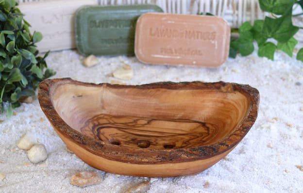 Olive Wood Soap Dish-Small