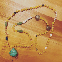 Load image into Gallery viewer, Hand Strung Yellow Jade Necklace
