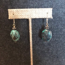 Load image into Gallery viewer, African Turquoise Earrings

