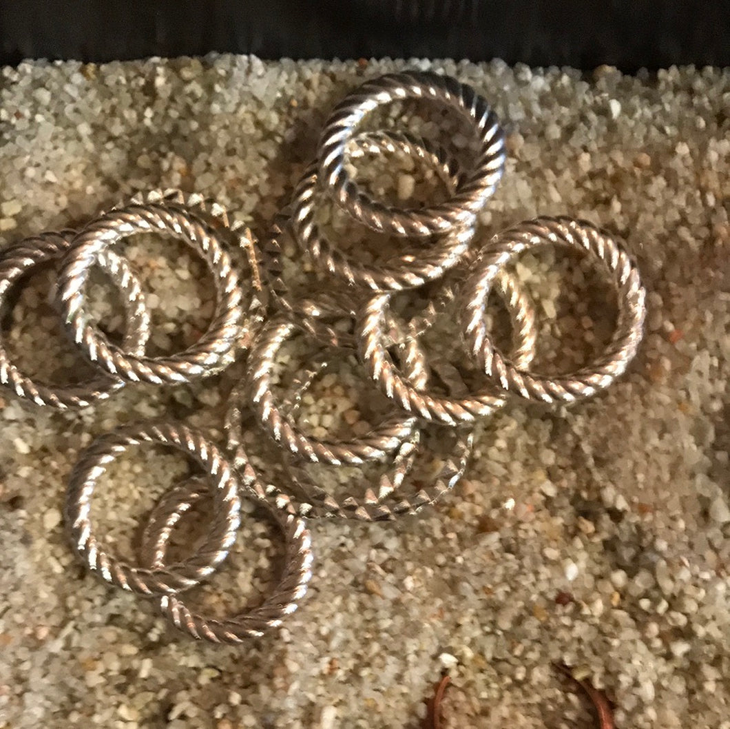 Aluminum Rings by Sierra Nadeau Jewelry
