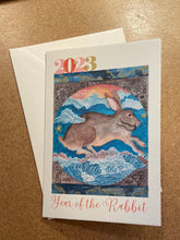 Load image into Gallery viewer, Year of the Rabbit Notecards and Postcards by ea.willett
