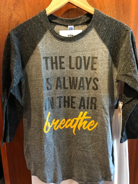 The Love is Always in the Air baseball Shirt