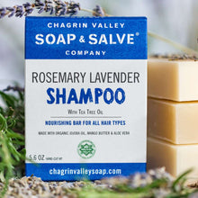 Load image into Gallery viewer, Chagrin Valley Soap &amp; Salve Shampoo Bar: Rosemary Lavender
