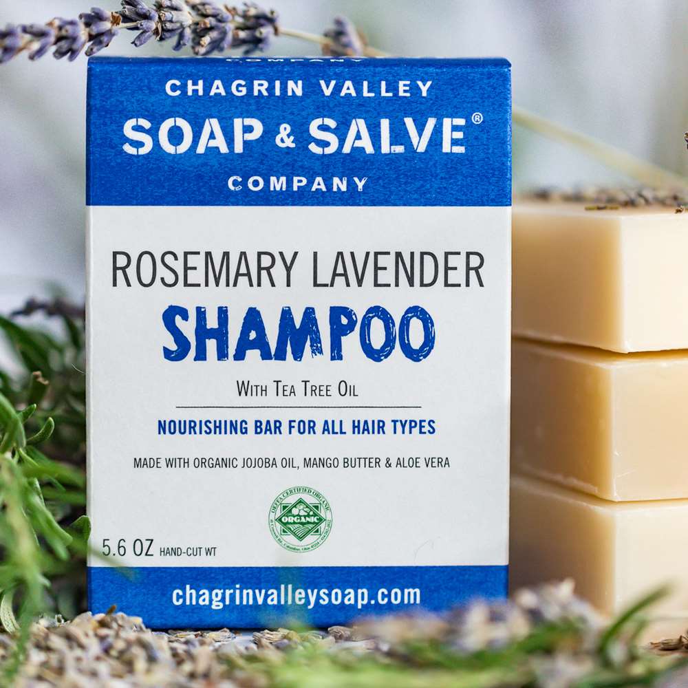 Chagrin Valley Soap & Salve Shampoo Bar: Rosemary Lavender
