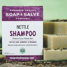 Load image into Gallery viewer, Chagrin Valley Soap &amp; Salve Shampoo Bar: Nettle - Full Bar 5.6 oz
