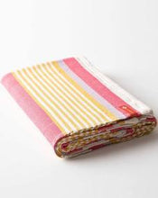 Load image into Gallery viewer, Cotton Yoga Blanket Beach Stripe
